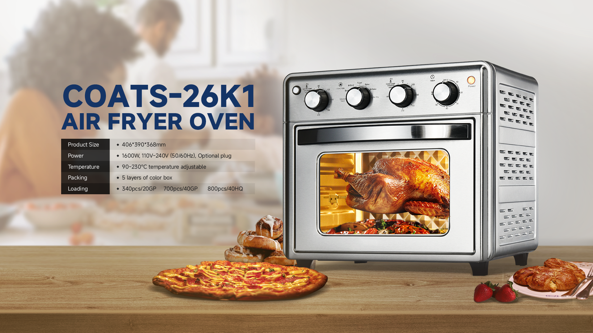Air Fryer Ovens - ATS-15K
